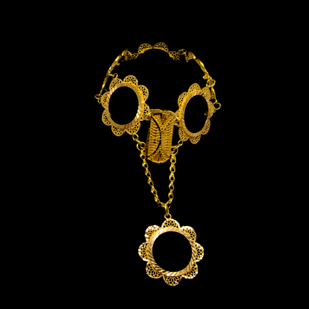 21K Gold Coins Bracelet